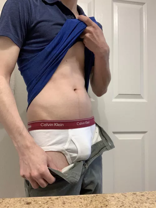 Another peek of my underwear for the day! by bottombriefboy