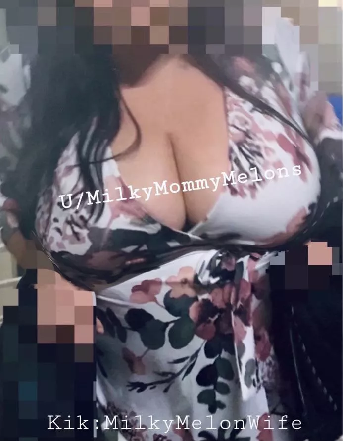 Another post of my Wife 🍈 🍈 . she’s staring to like the attention. Who wants us to keep posting ? posted by MilkyMommyMelons