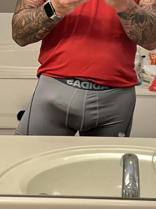 Another post workout pic, boxers are nice and sweaty by Better-Regret-5071