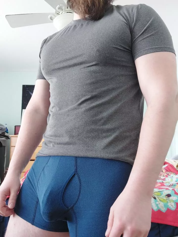 Answered my door like this for Doordash... let's just say she didn't maintain eye contact. posted by daring_clementines