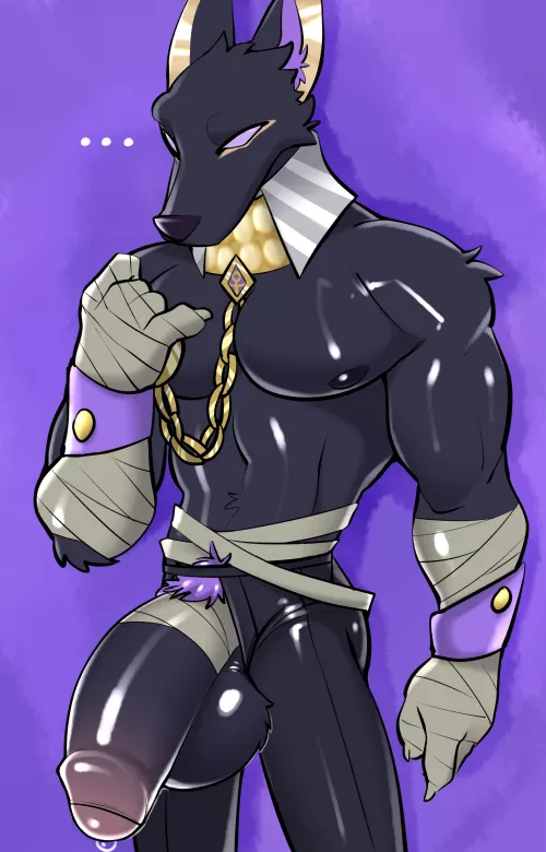Anubis (Tsukie) by SparklyLizard