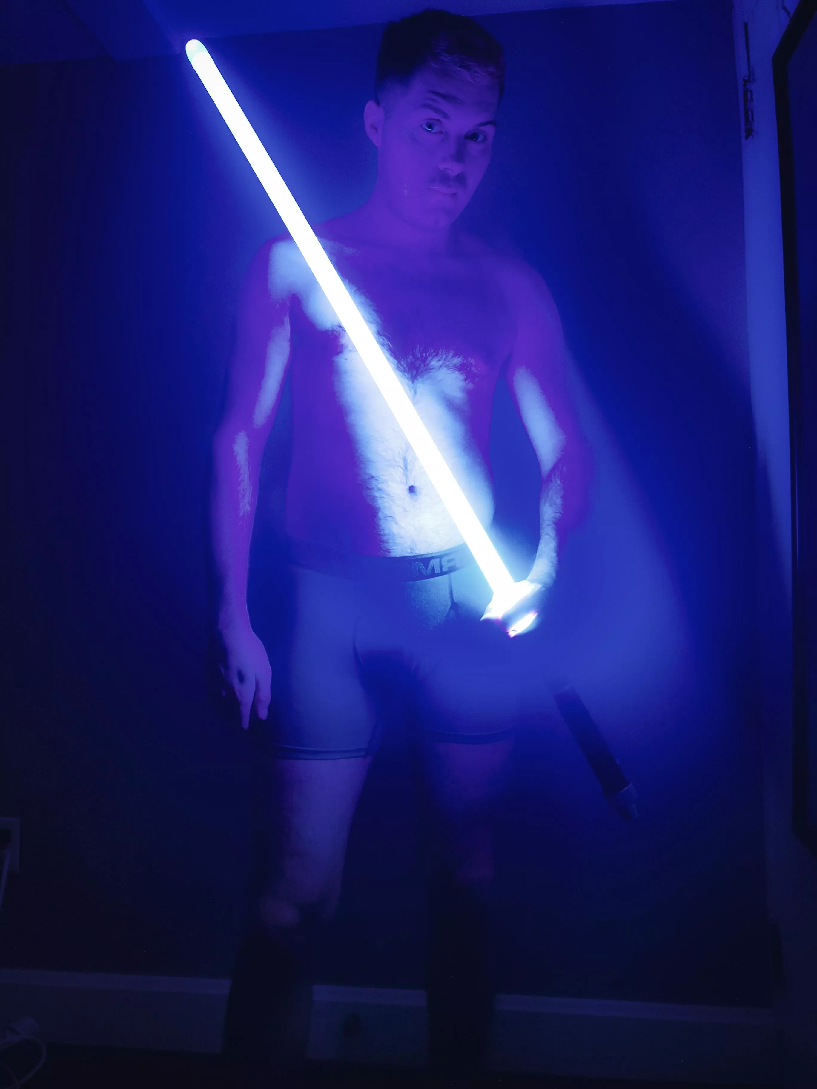 Any big star wars fans here? who's ready for Obi-Wan Kenobi!!! (also, yes, i technically cut my hand off in this picture 😆) posted by jeffforreal