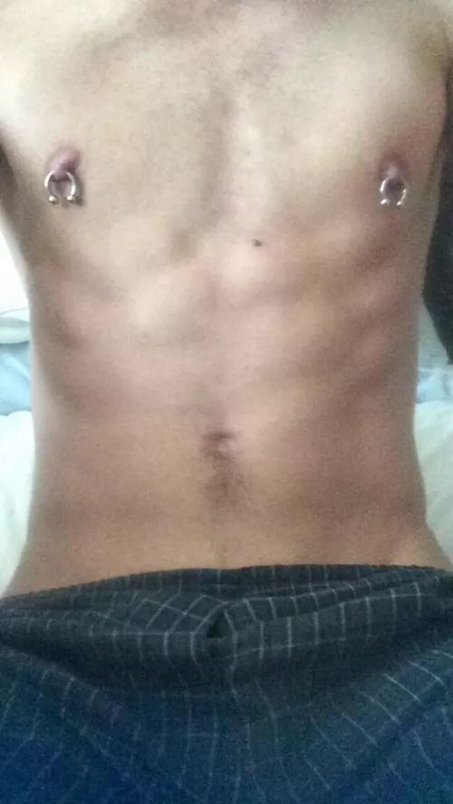 Any love for men with pierced nipples? by piercedcv