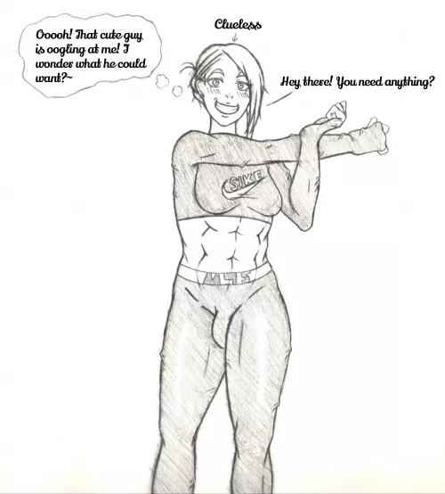 Anybody wanna tell her? [art by me] by BigFella4545