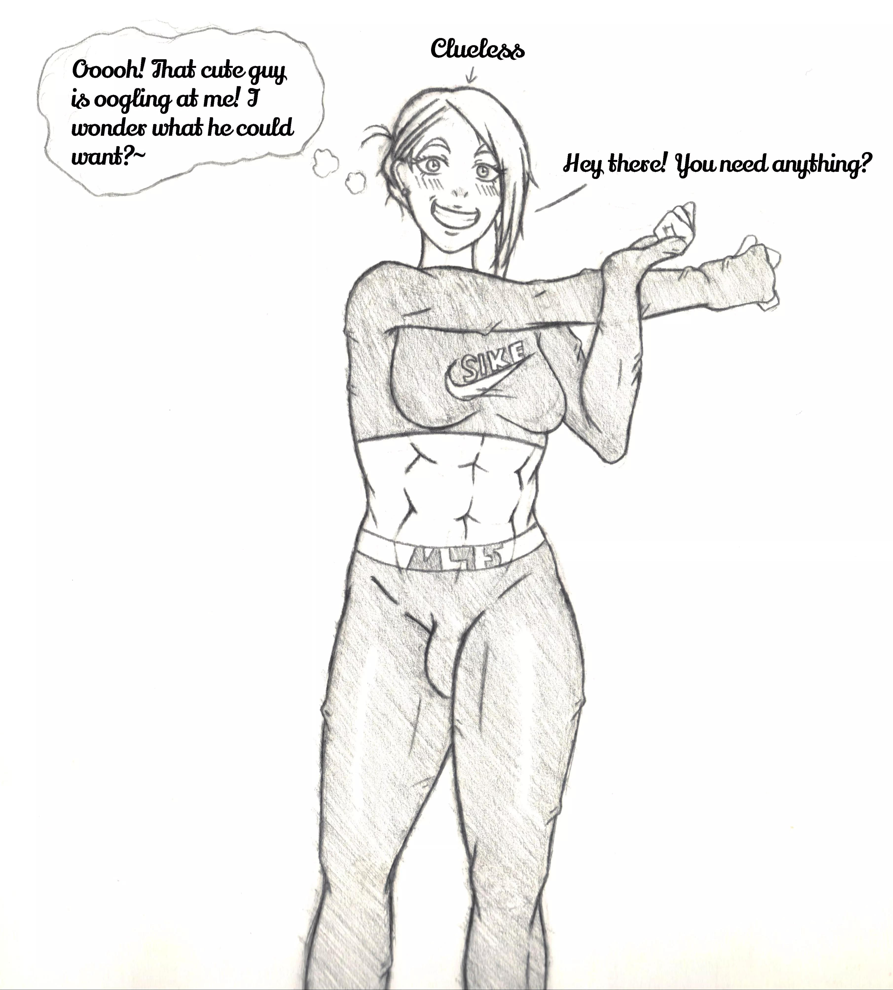 Anybody wanna tell her? [art by me] posted by BigFella4545