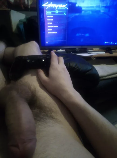 Anyone else like chilling while playing games naked(sorry for hair plan of trimming soon) by AnimeLoverDxD15