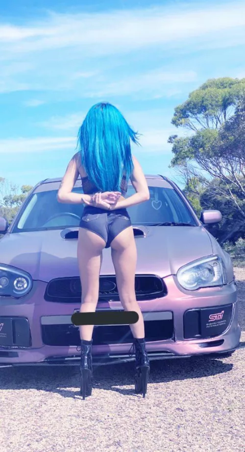 Anyone wanna bend me over the hood? 😏 by mayamystore