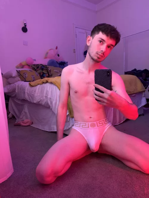 Anyone wanna get me more underwear to pose in? by joshiecupid