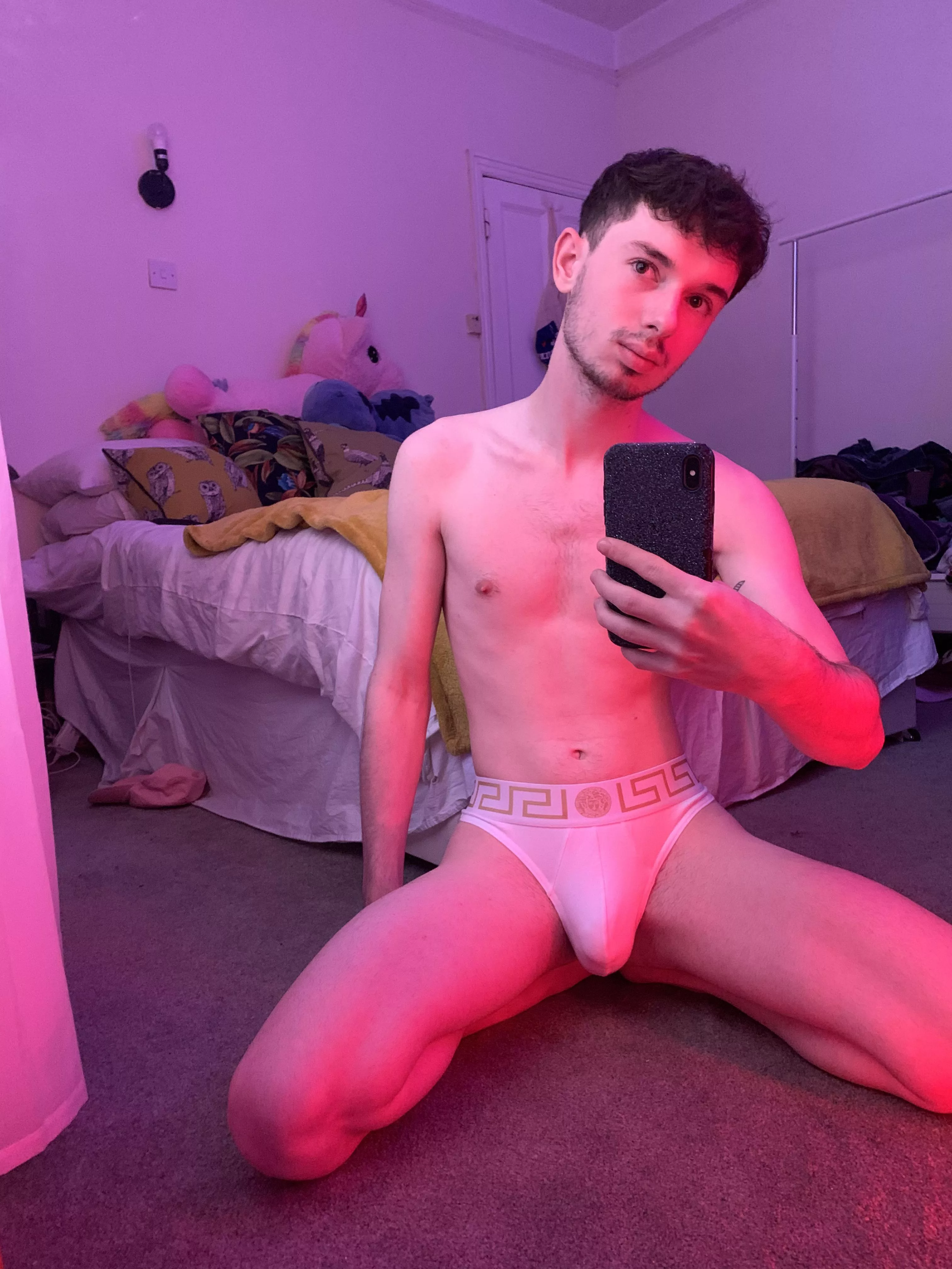 Anyone wanna get me more underwear to pose in? posted by joshiecupid