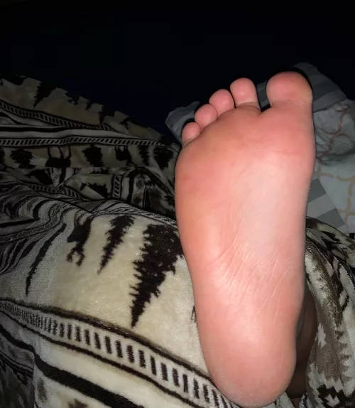 Anyone wanna worship my long soles? by throwaway4478905
