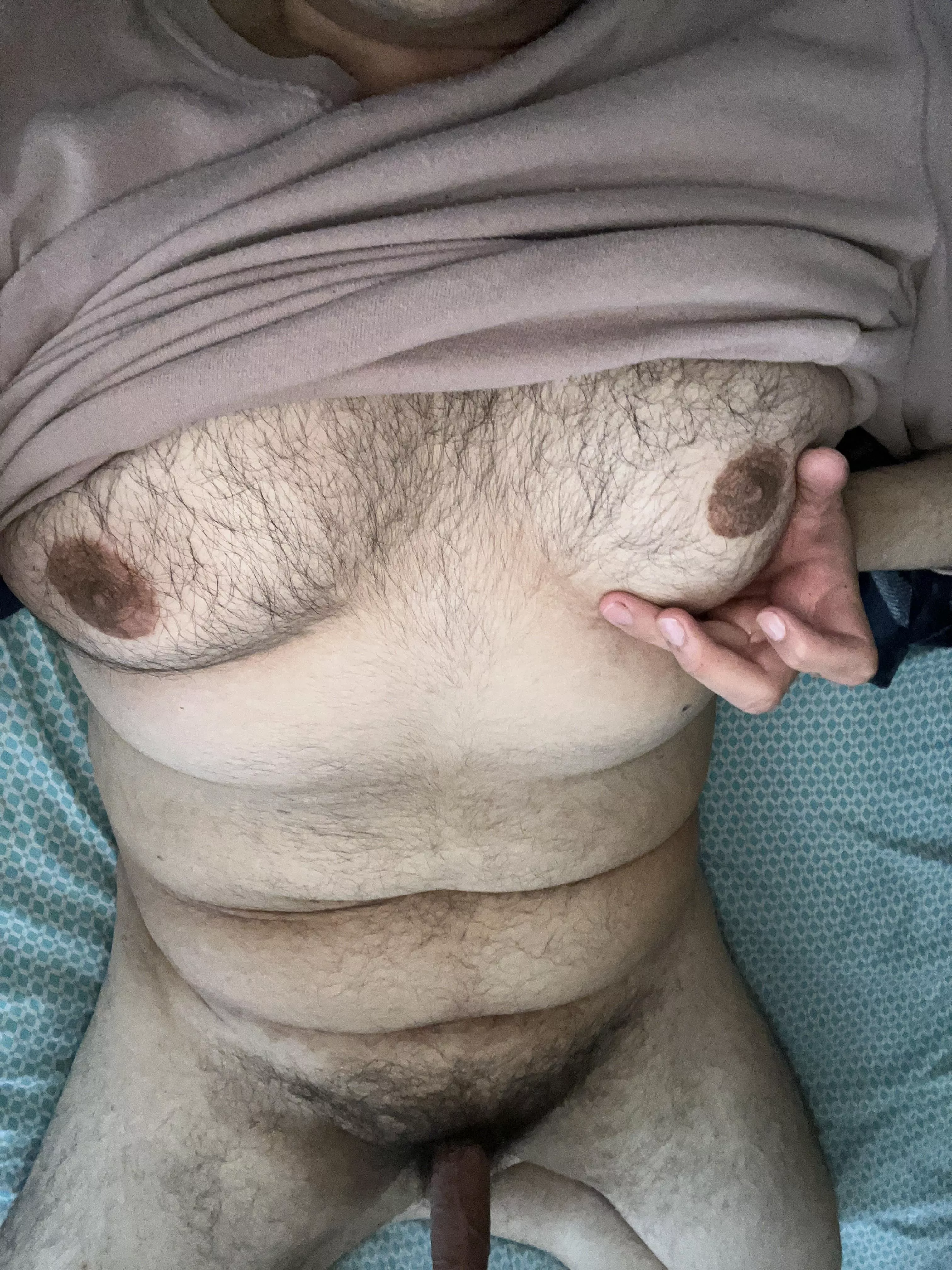 Anyone want to lick my big Latino nips? posted by Latinoboi_