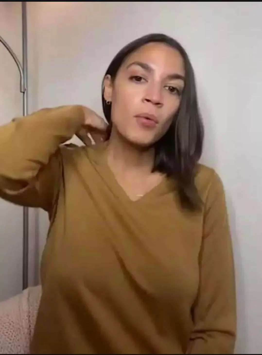 AOC braless for the first time.... posted by refrozensnowman