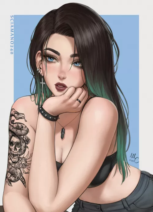 April (OC by Sciamano240) by ChristianBonifacio1