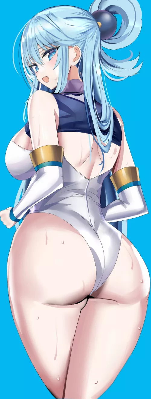 Aqua Leotard Booty ( Hanasaka Houcha) [Konosuba] by sequence_string