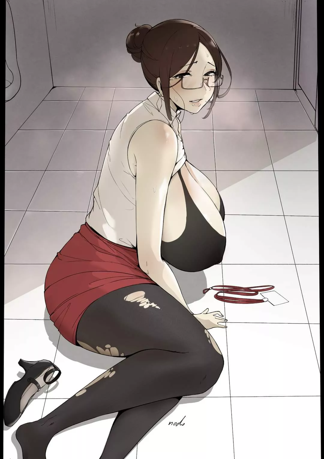 Ara sensei became horny when beaten ! posted by UwUwU_potato