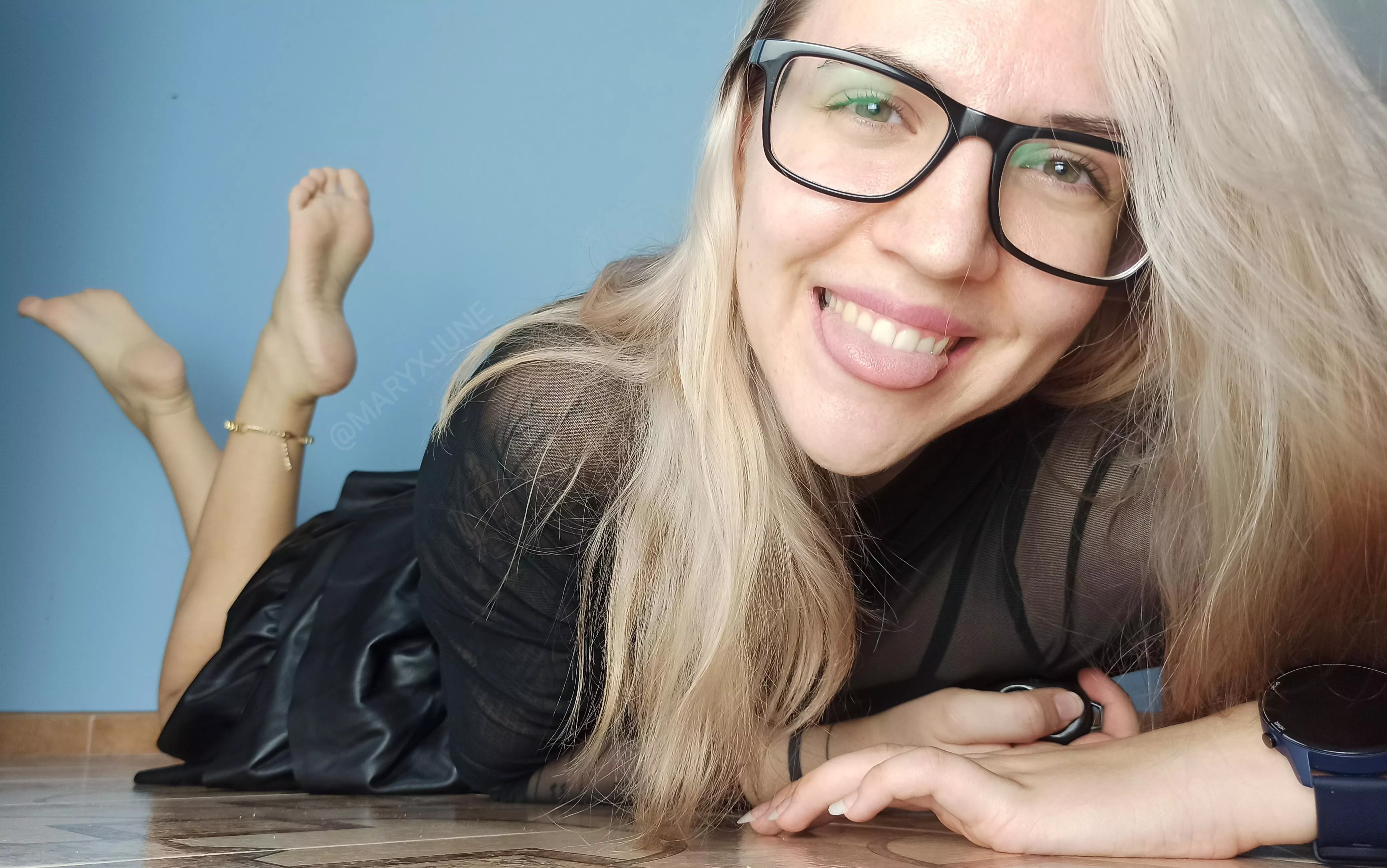 Arched in the pose 😛 posted by MaryJunefeet