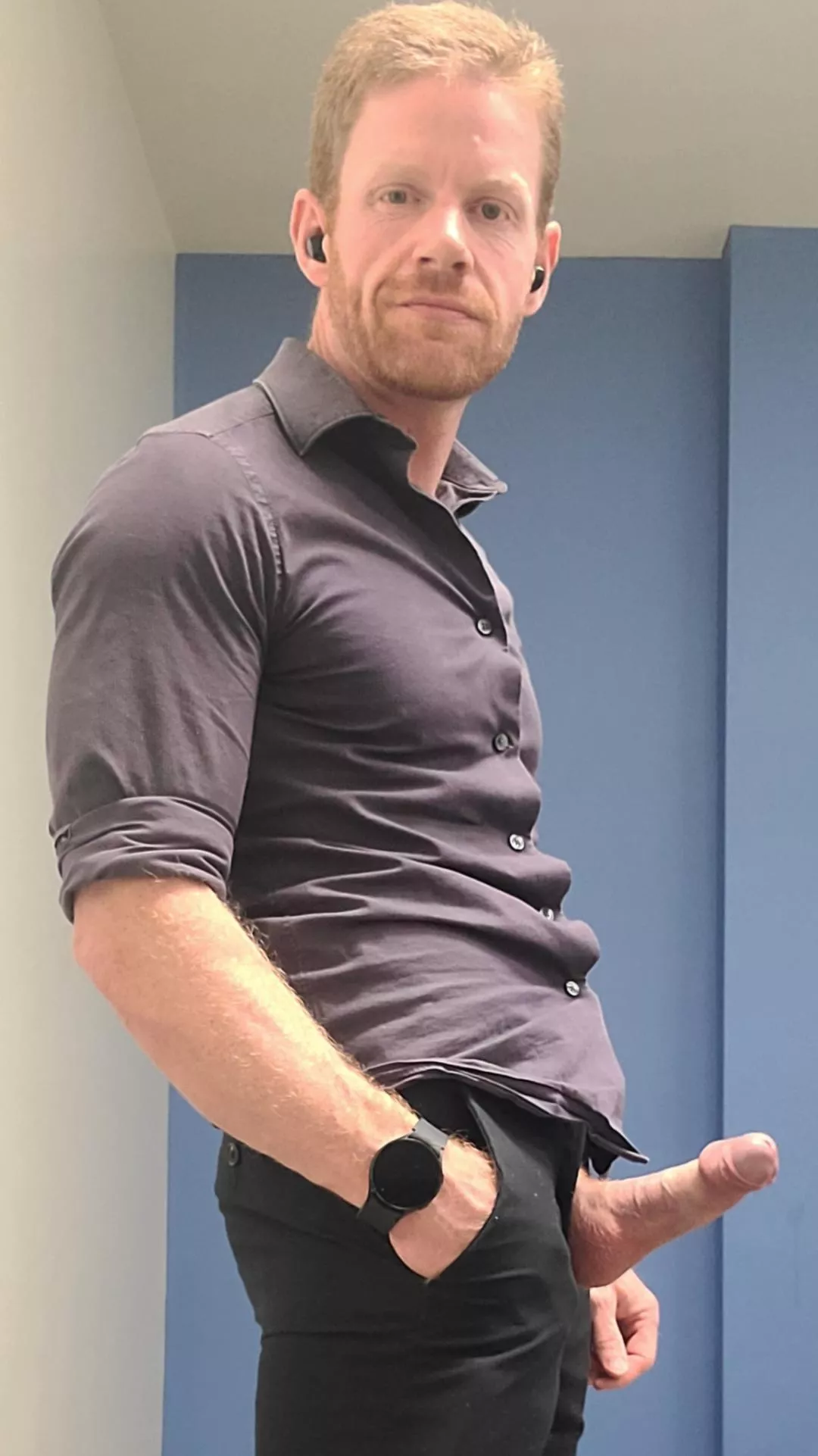 Are boners classier in business attire? 🤔 posted by GingerJett