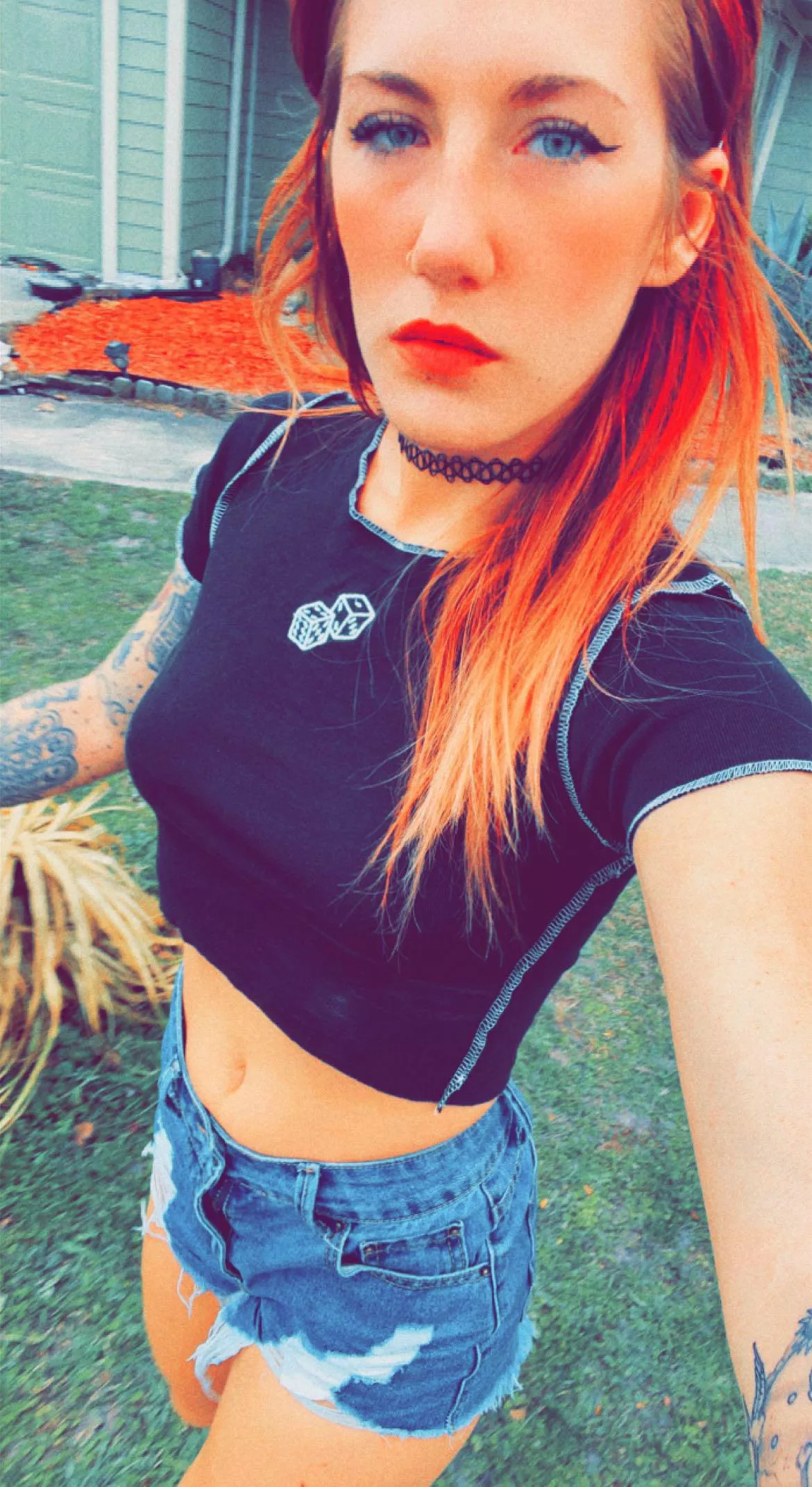 Are you a Gambler ? 🎰 Take a chance on me 😉 Do you like my top?🎲 posted by anaxxxmarie