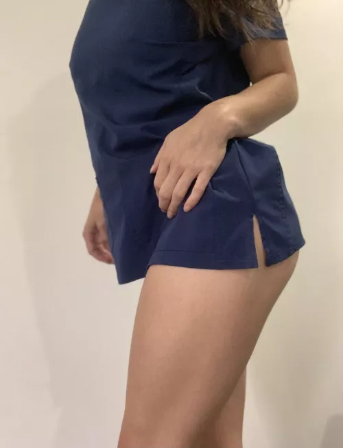 Are you curious about what’s under my scrub top? by girl_nxt_door7