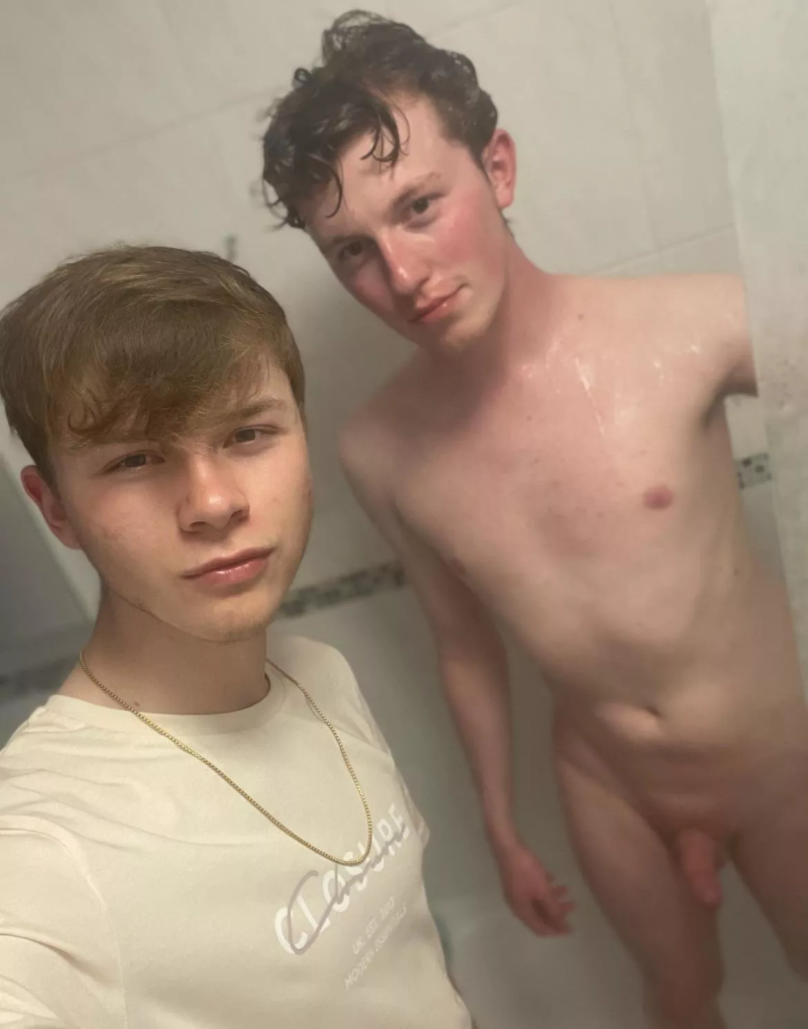 are you really his boyfriend if you don’t watch him in the shower? 😅 posted by ember_tw1nk