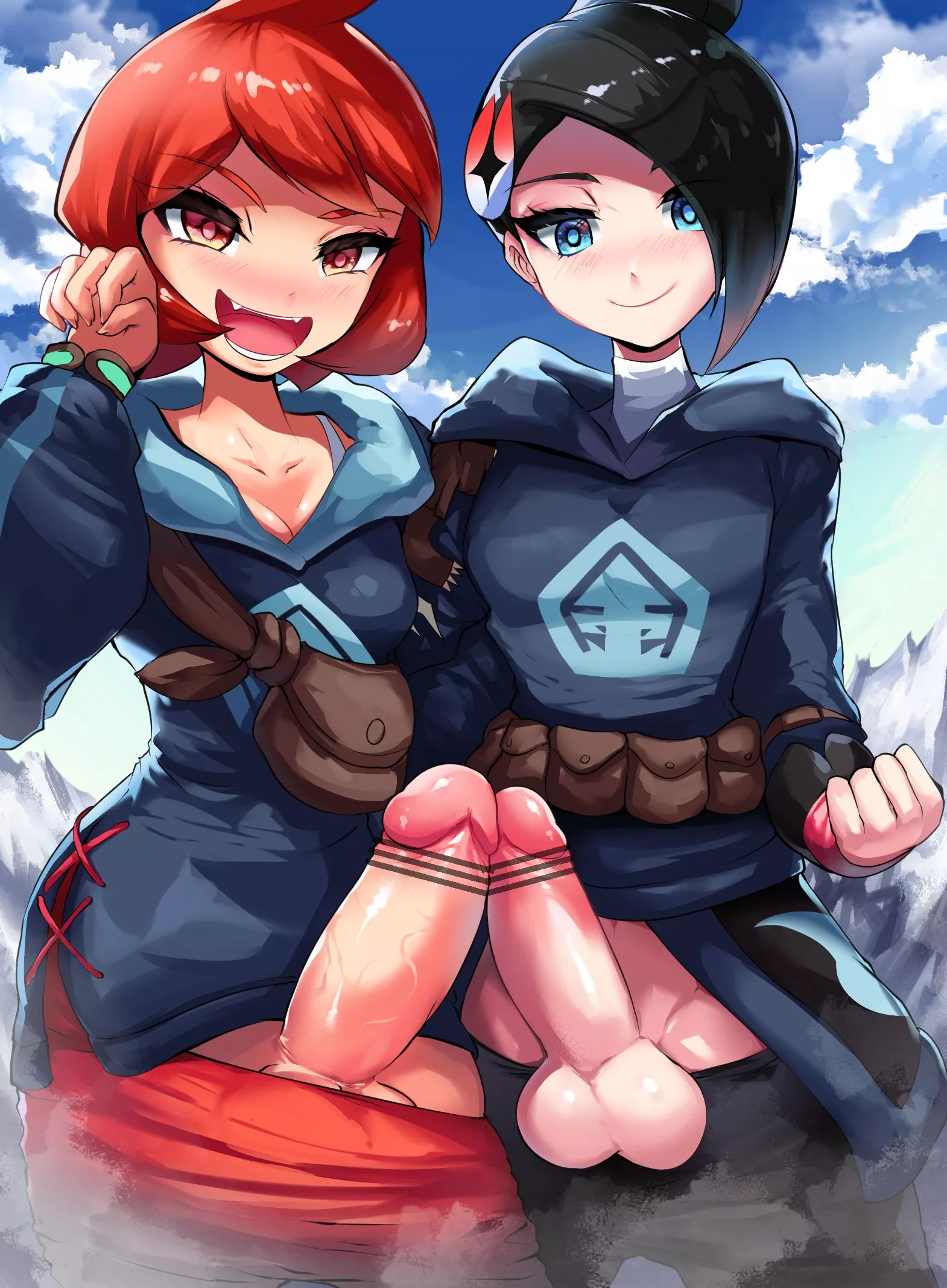 Arezu & Mai (Chobonolly) [Pokemon] posted by ObserveAndHerve