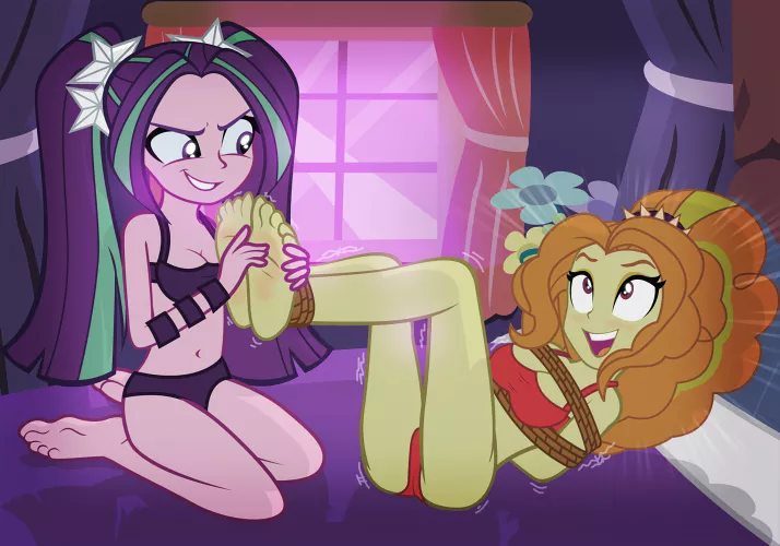 Aria tickling Adagio by ToraThePillowCuddler