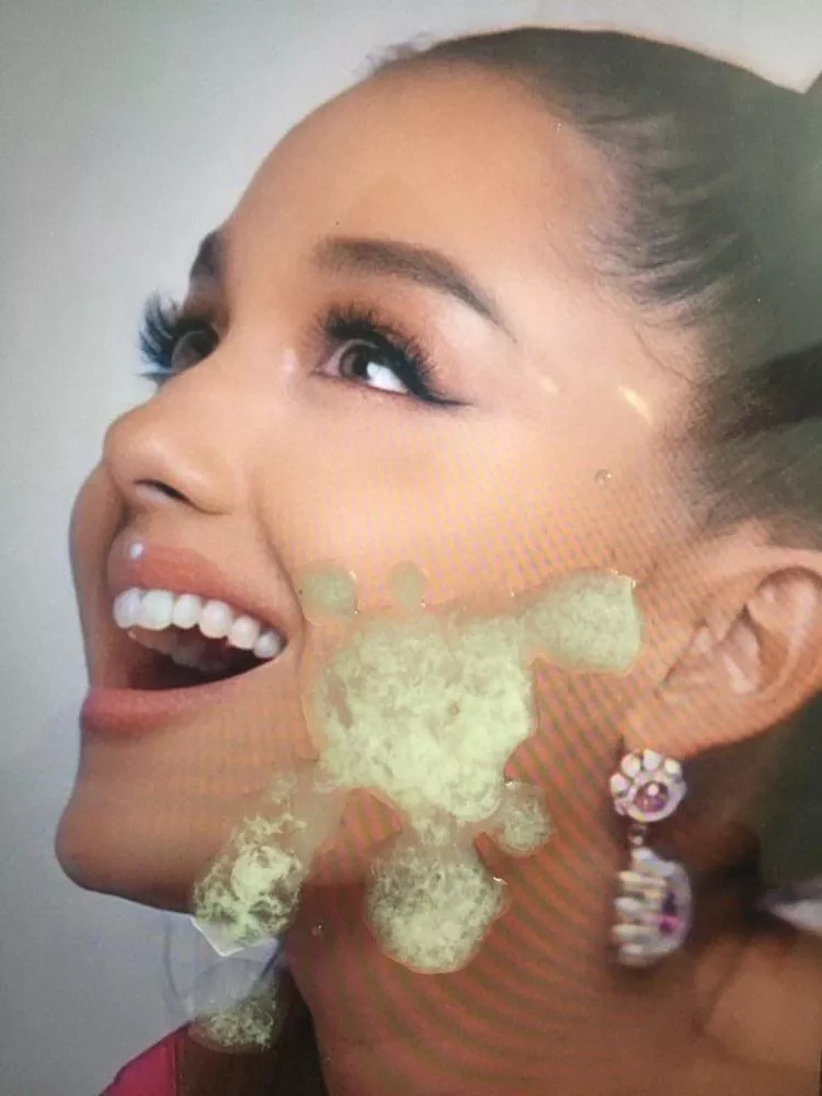 Ariana looks happy that she got my cum posted by Holiday_Battle5600