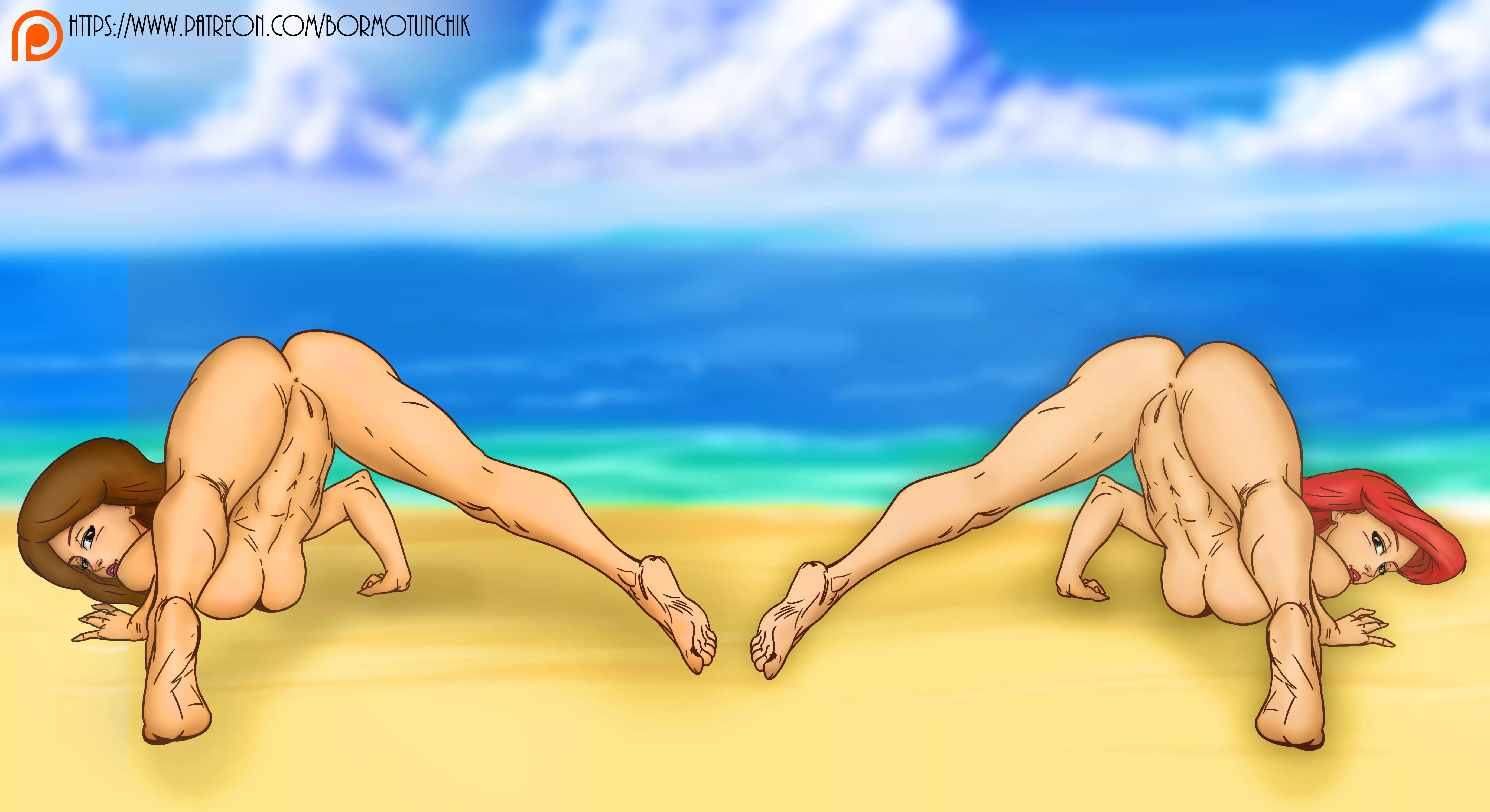 Ariel and Vanessa (Jackochallange) comic book style v2.0 posted by Bormotunchik