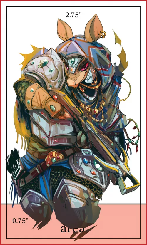 Armadillo Huntress - Kiaun by derideal