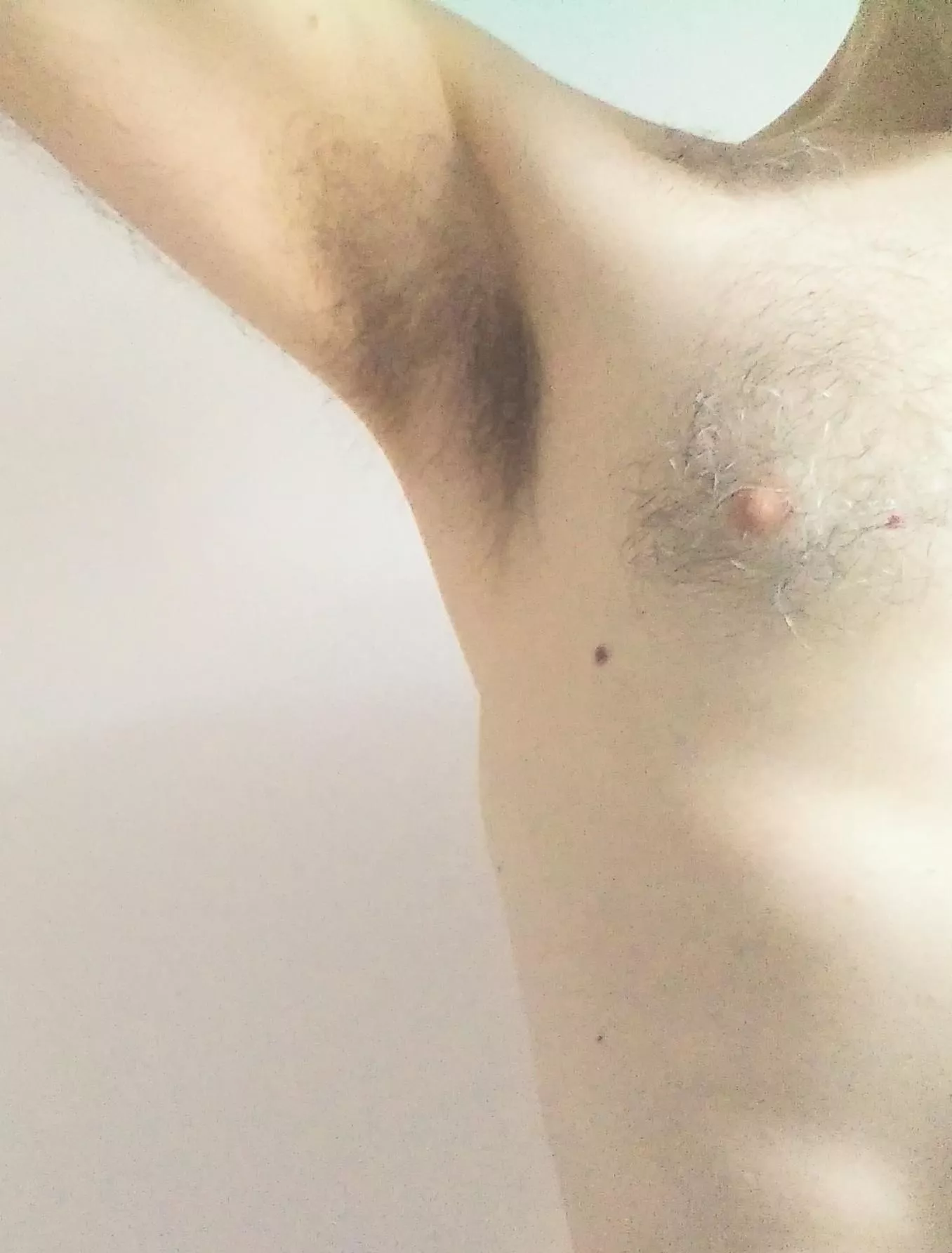 Armpit and Hairy Nipple (Anyone what to Lick ?) posted by AndyBWY