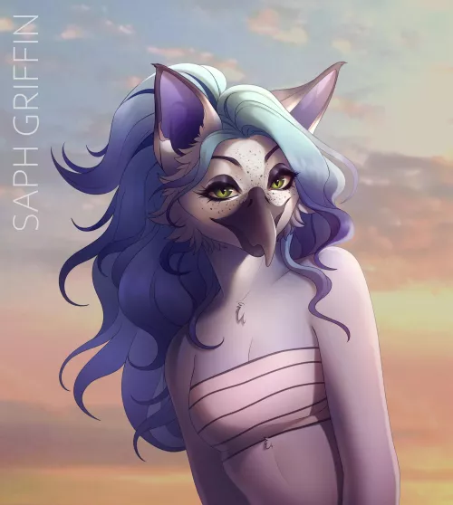 Art of my sona I made last year :) by SaphGriffin