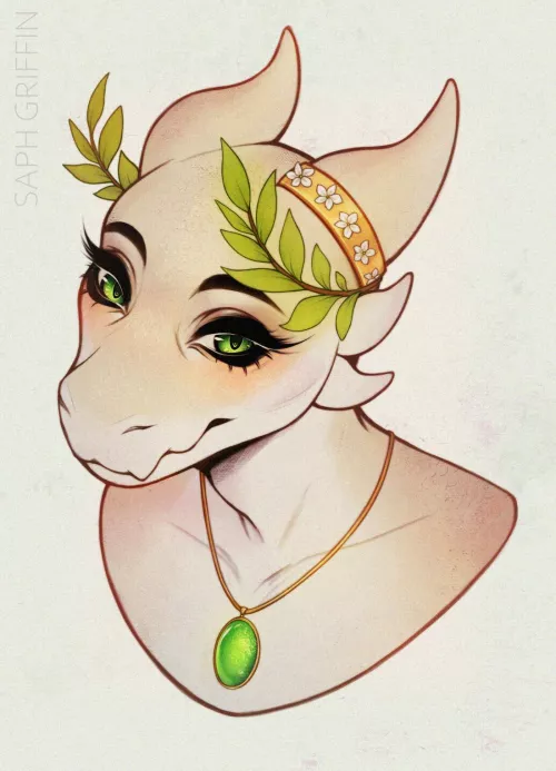 Art prize for a raffle I did (@saphgriffin on Twitter) by SaphGriffin