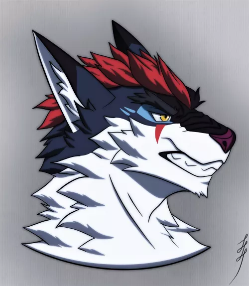 art raffle prize for @highcup1! art by me, @hae_shun by GrayCrowSaint