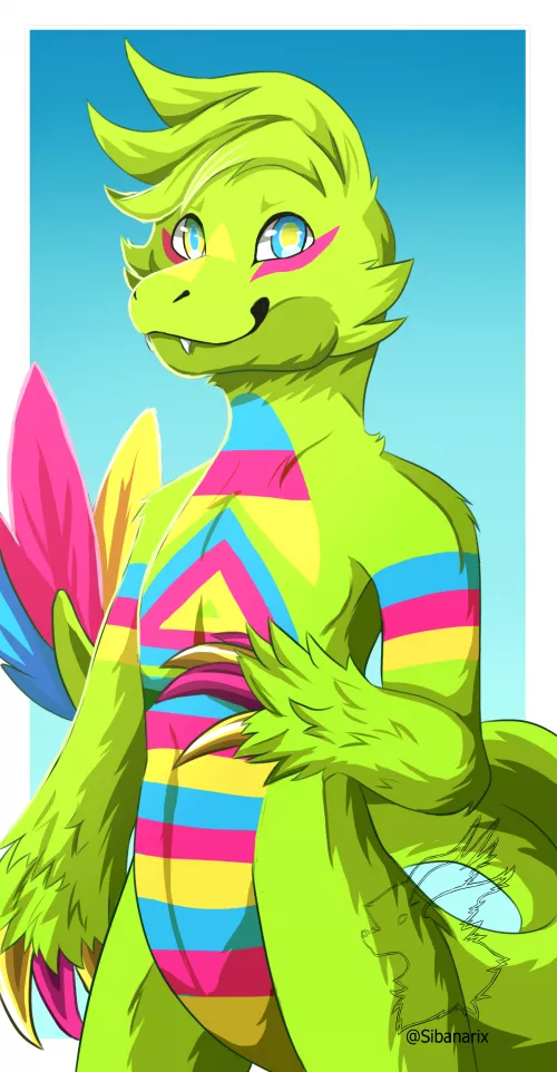 Art trade with Yuoka_The_Folf (Furry Amino). Character belongs to them. Art by me. by Sibanarix