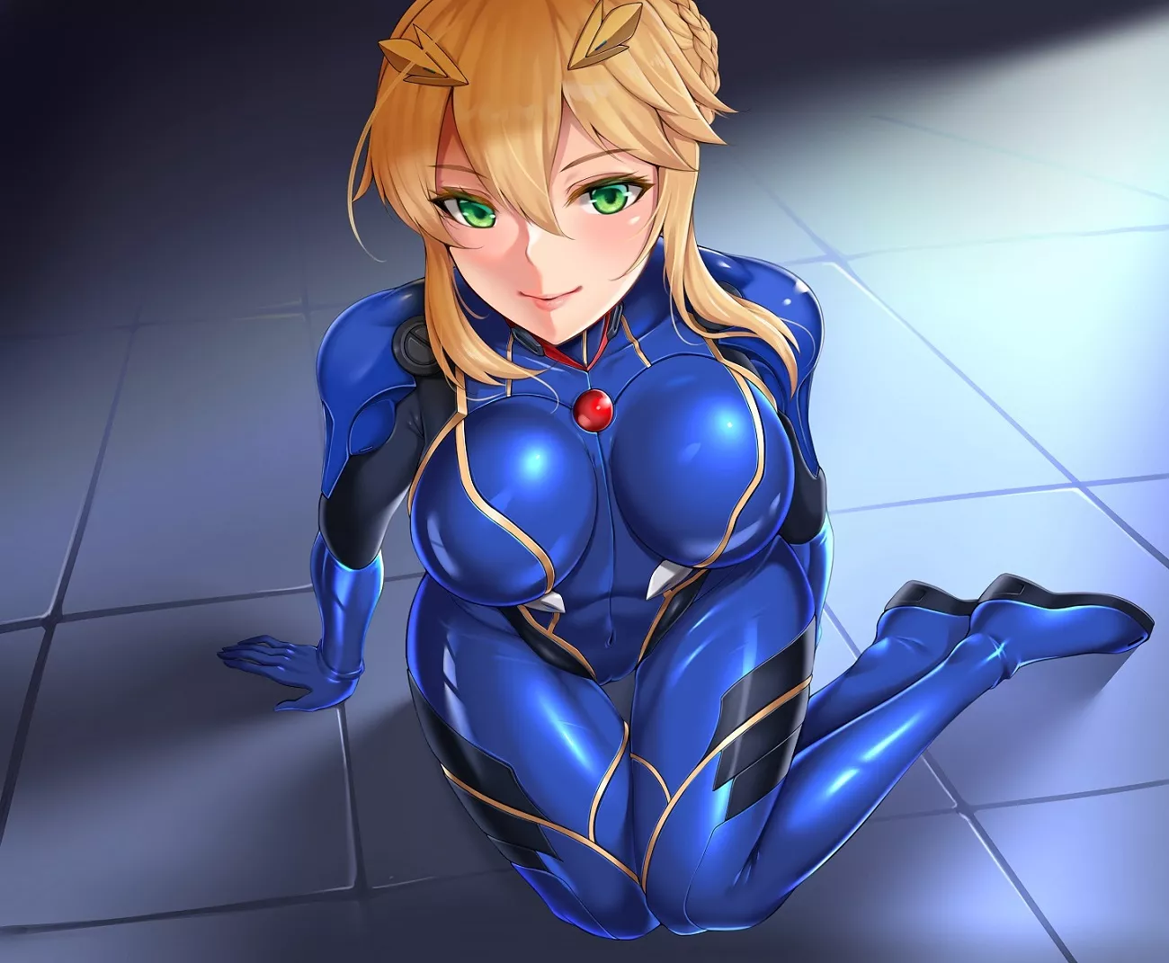 Artoria Lancer x Plugsuit ( Matrix16) [Fate/ Evangelion] posted by sequence_string