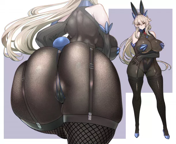 Artoria Lewd Body Bunny Lancer Alter (UC) [Fate] by sequence_string
