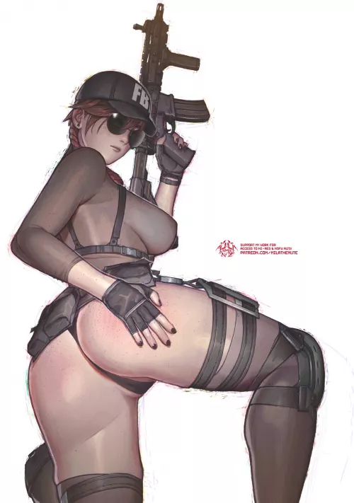 Ash's Butt (OC) by MilaTheMute