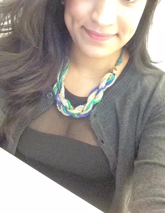 Asked her to show a little cleavage at work, this is what she sent. posted by indoguy