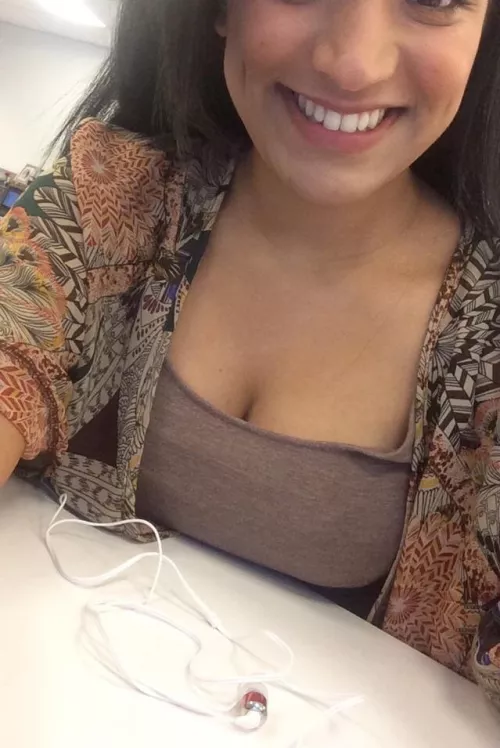 Asked her to wear something that shows off her tits to work, she sent this. Thoughts? by indoguy