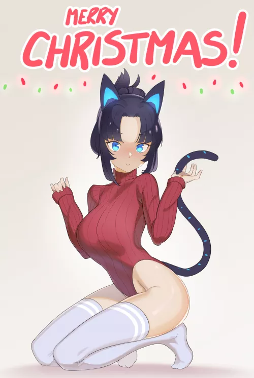 Asking Santa For A Catgirl (Milim Nova) [Original] by sequence_string