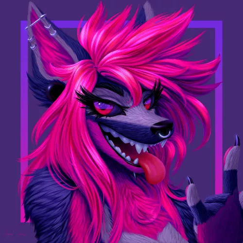 Astrid - Commission I made for Exciting-Housing-662. I really loved painting these shiny piercings! I used a spray tool with color dodge on the piercing highlights! by Dan_Neris