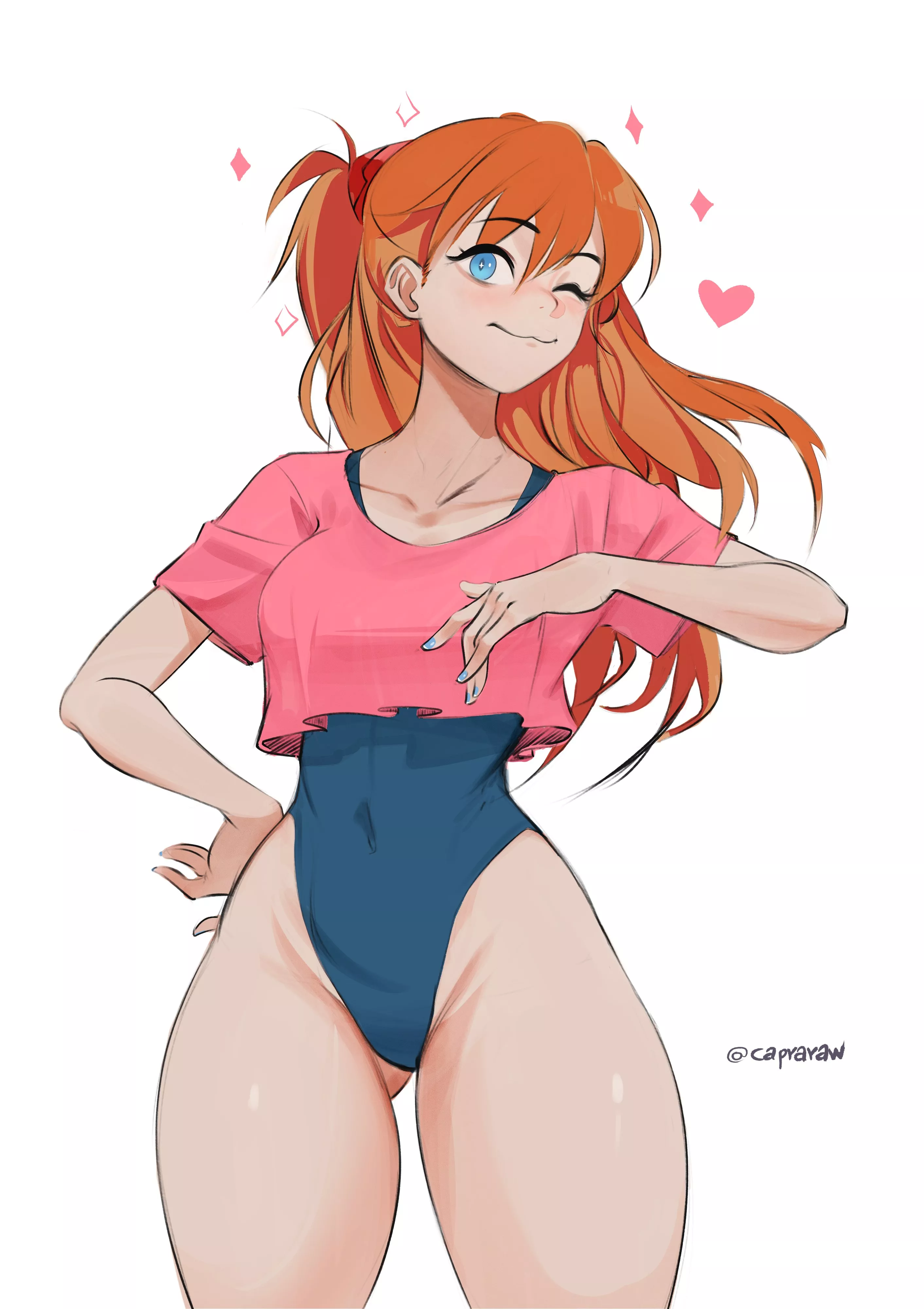 Asuka by (GabsK) [Neon Genesis Evangelion] posted by Faoovo
