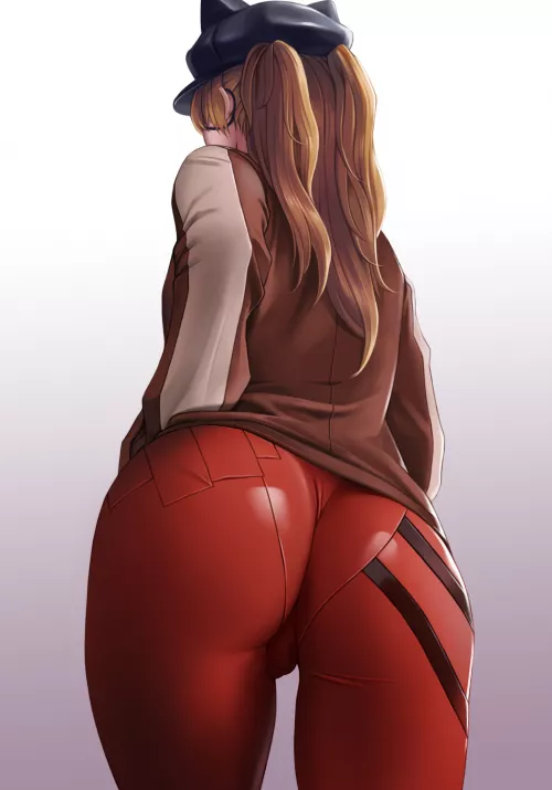 Asuka Plugsuit Ass (Dantewontdie) [Evangelion] by sequence_string