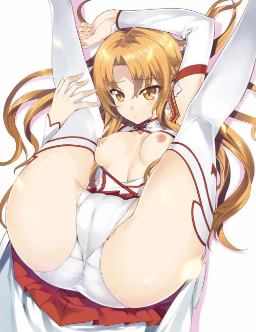 Asuna spreading her legs for you by BigDaddy198622