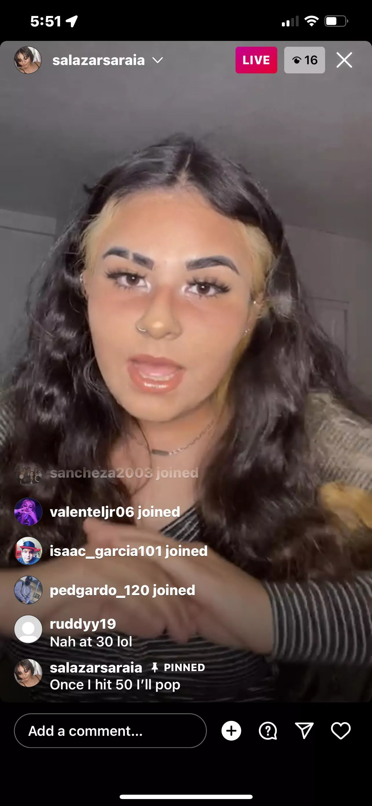 At 50 she will flash posted by Nautyouraverage