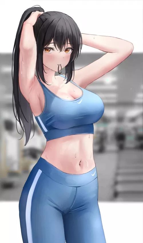 At Gym (Original) by bonkrap