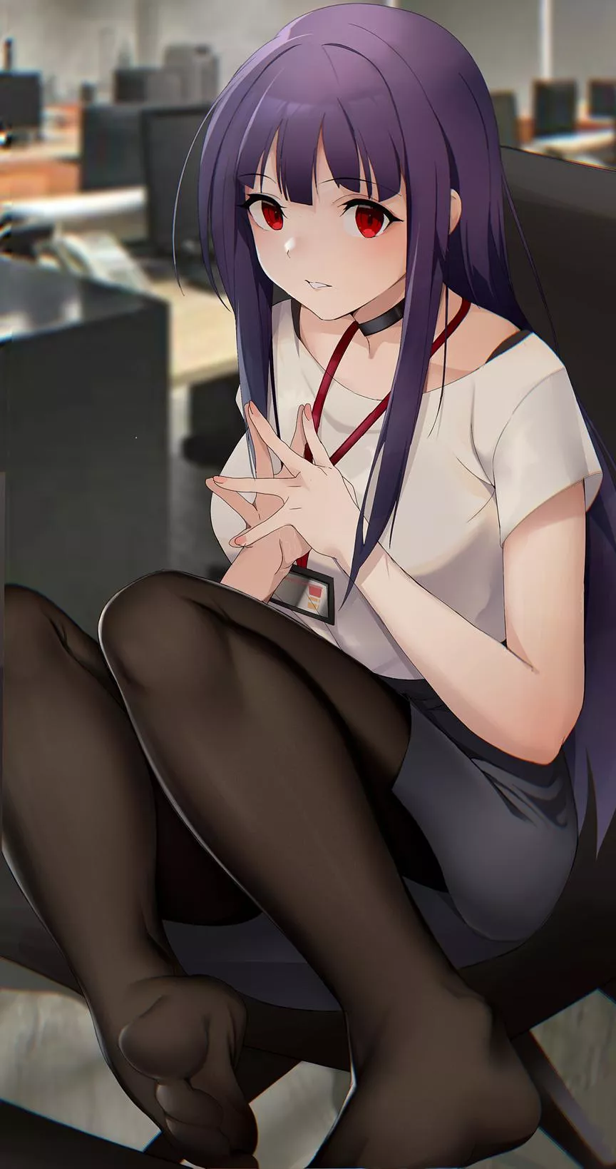 At the office [Kara no Kyoukai] by (Hemyi) posted by Faoovo