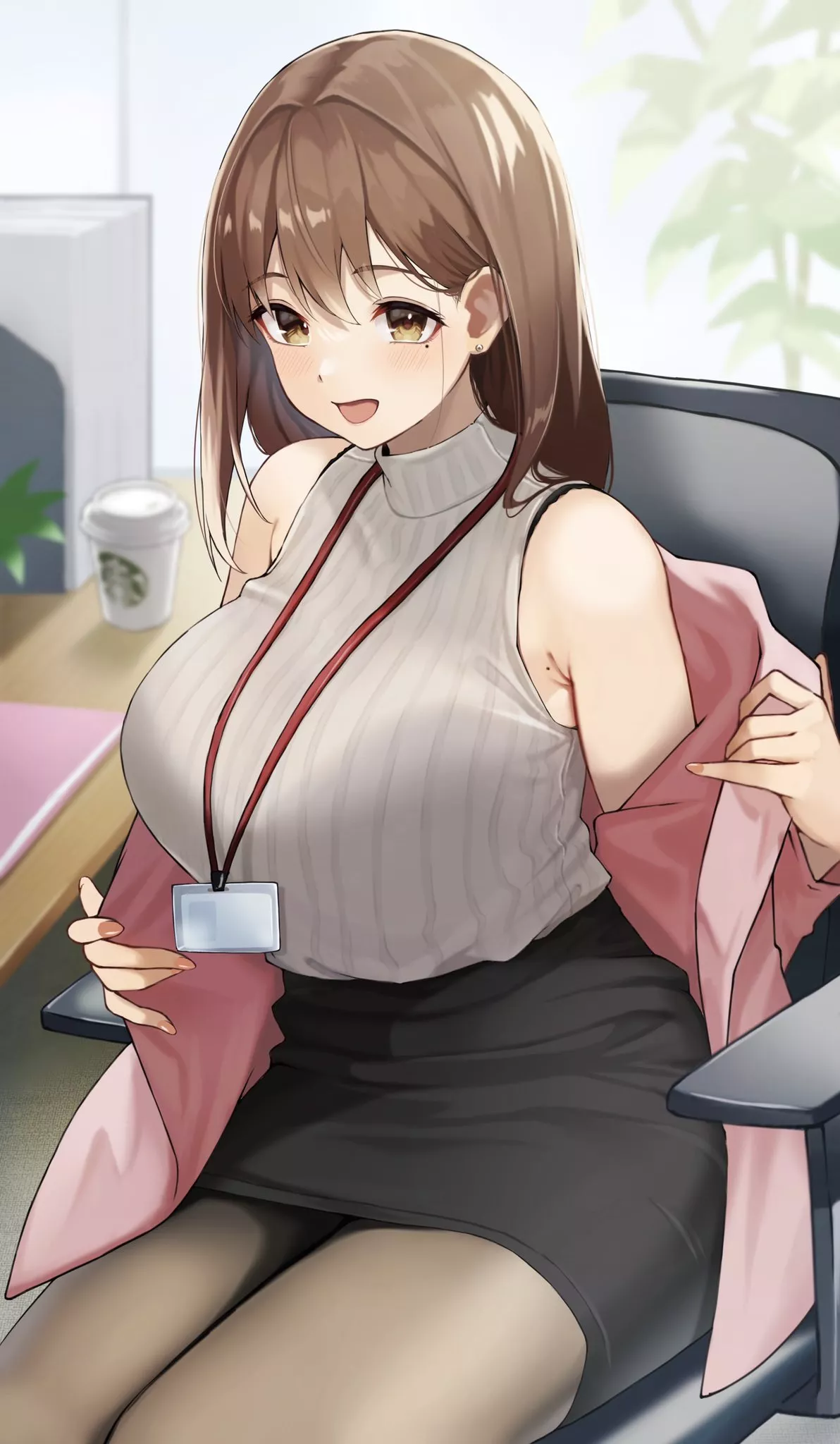 At the office [Original] by (udonalium) posted by Faoovo