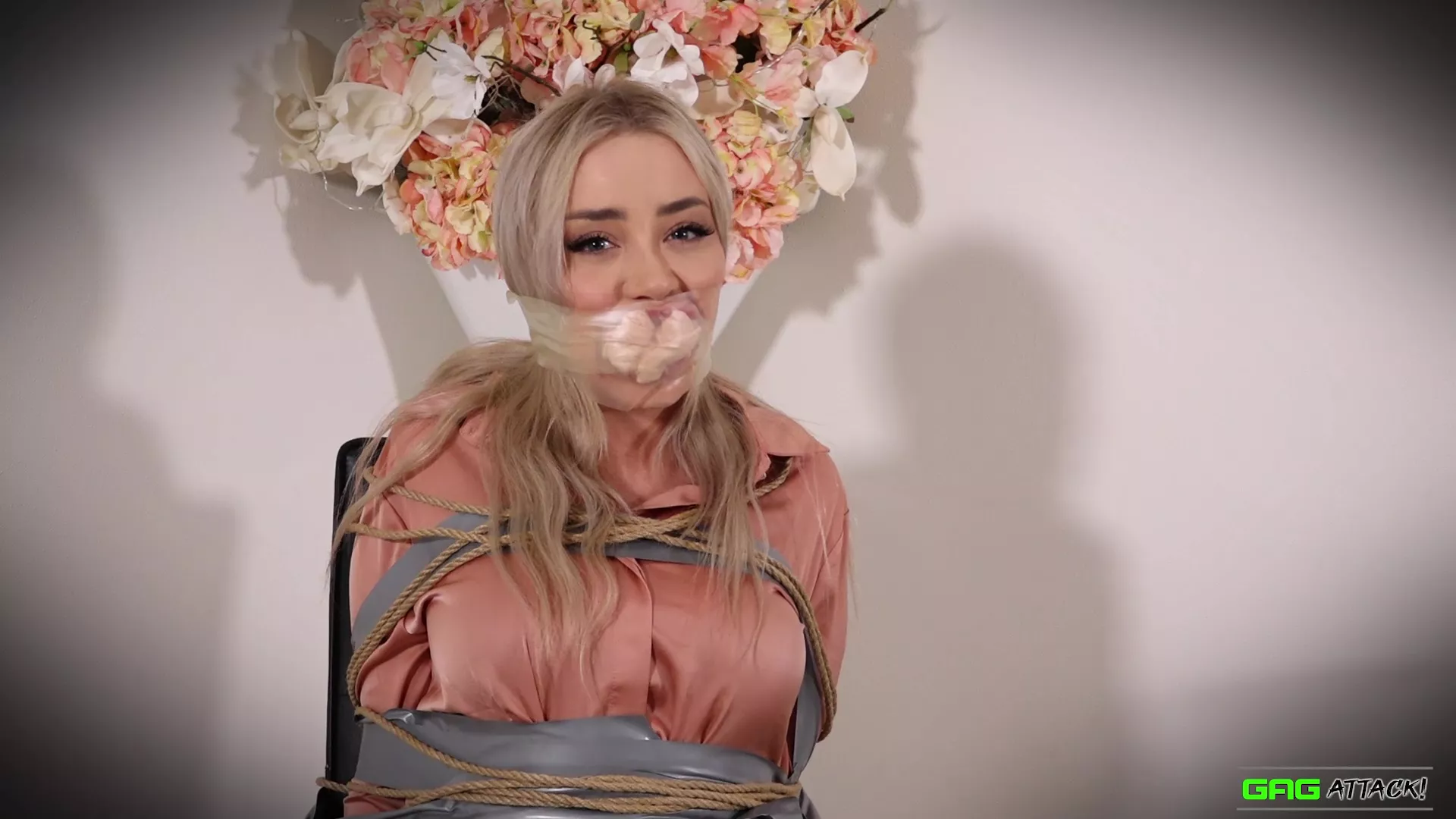 Aubrey Secretary Roped & Taped ( GagAttack.NL ) posted by Gag__Attack