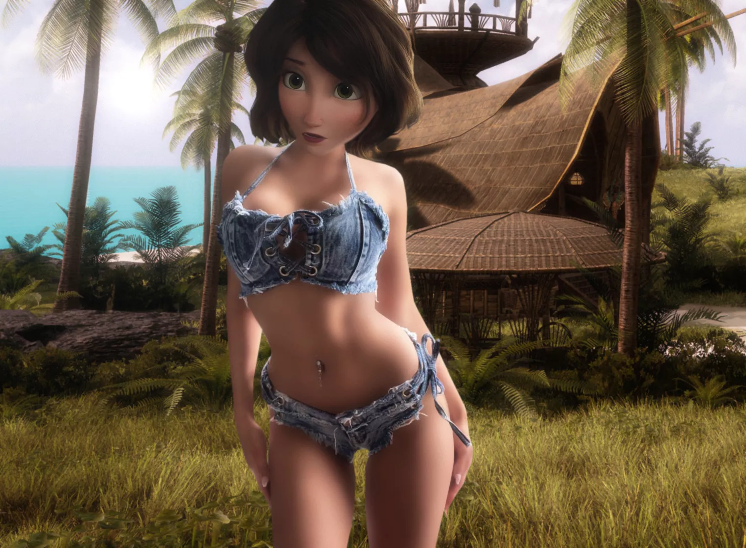 Aunt Cass in the Caribbean. posted by Rastifan